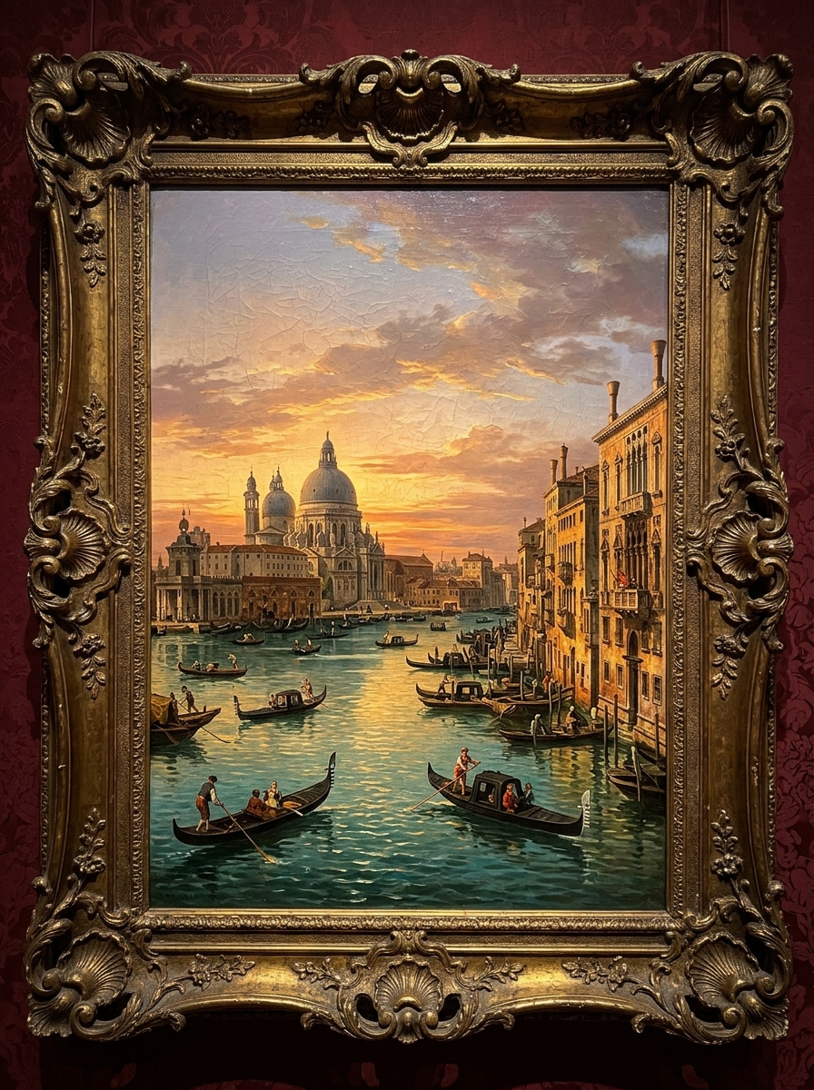 Venetian Grand Canal at Dusk